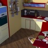 3D plan der Küche für Kunde